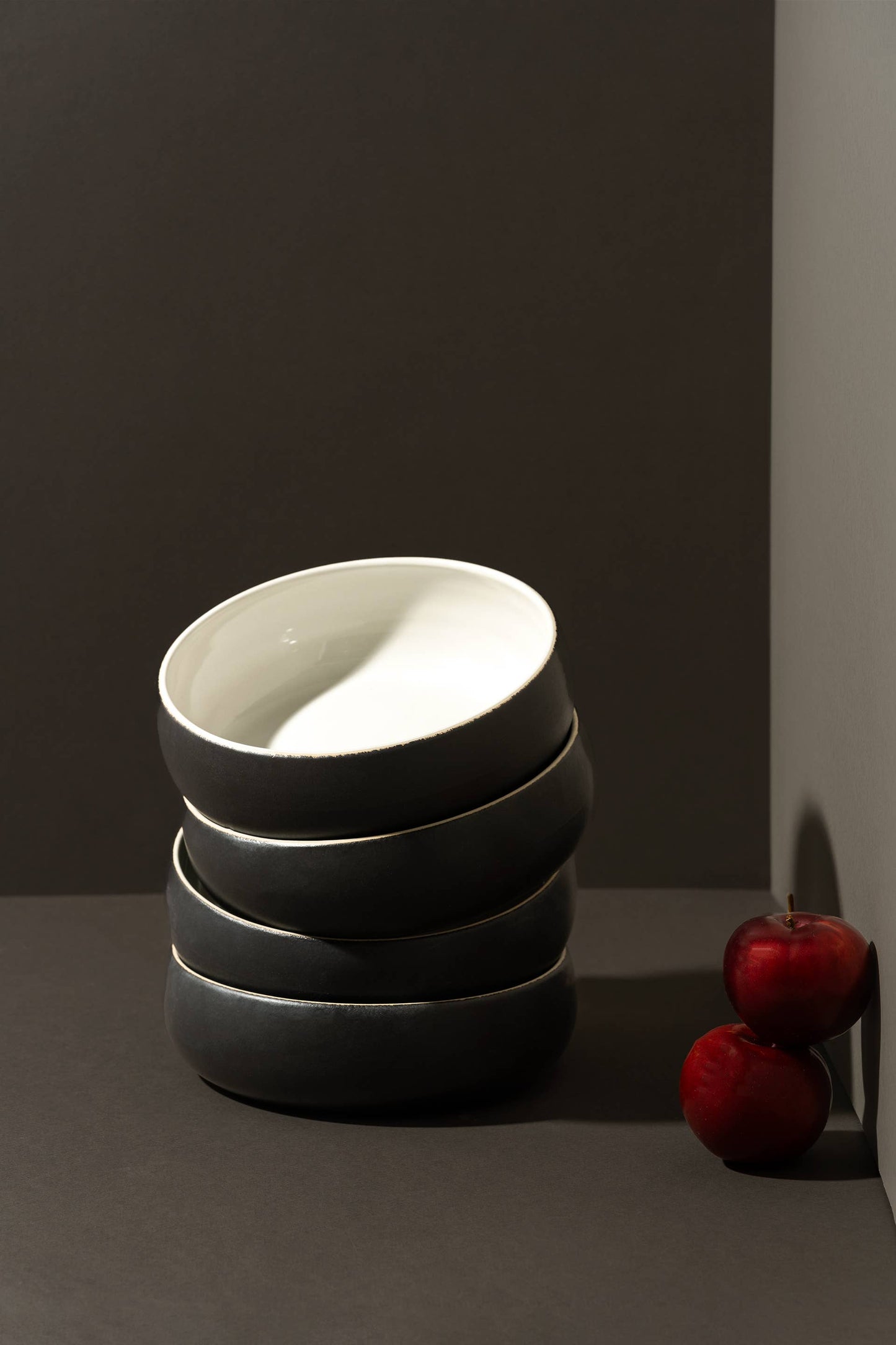 Stoneware Tapas Bowl | Ewa 5.9": Matte White