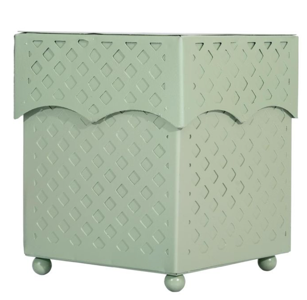 BEAUTIFUL LATTICE TISSUE BOX (CELADON)