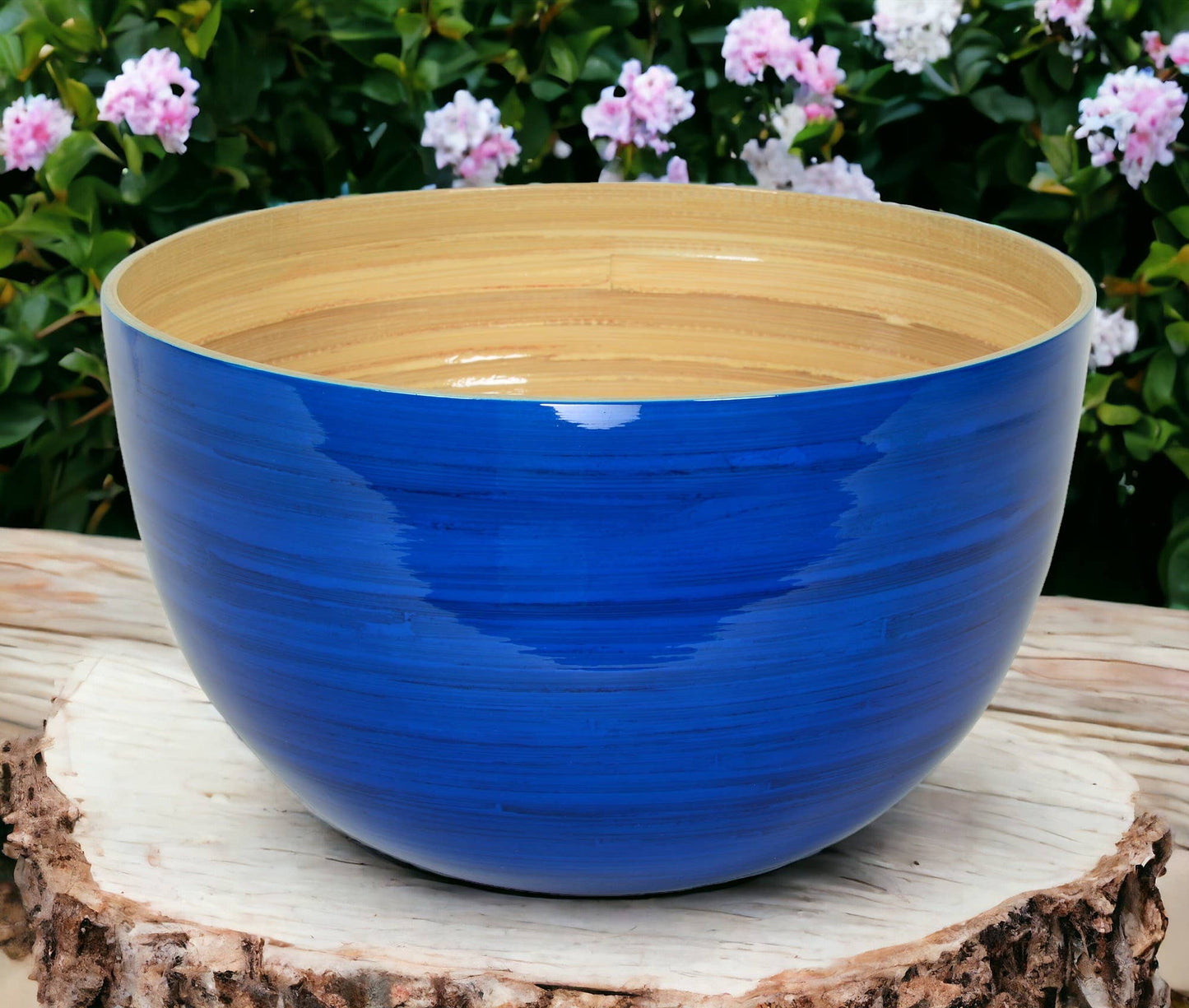 Bamboo Family Bowl: Blue