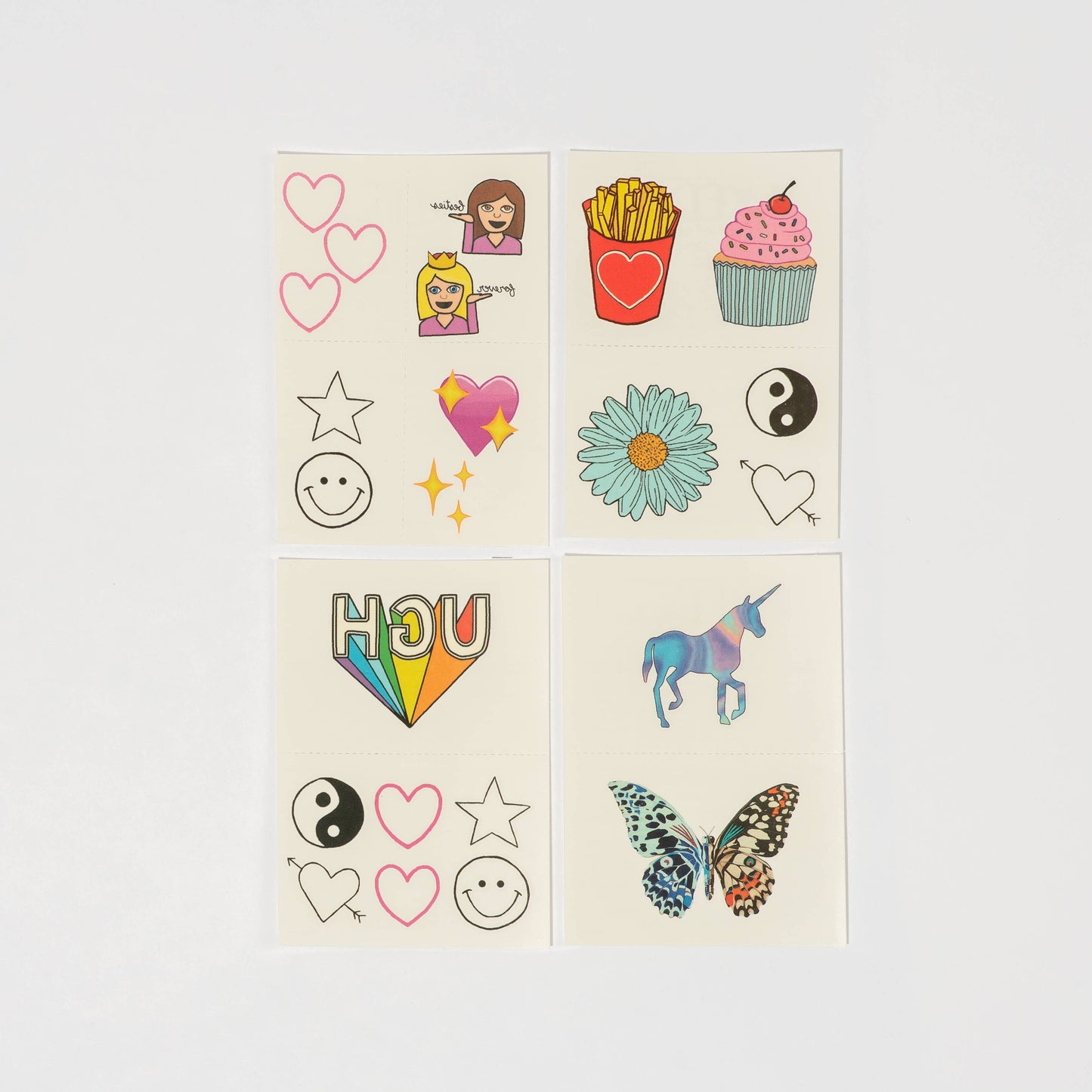 Happy Temporary Tattoo Pack