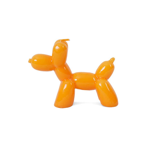 ORANGE BALLOON DOG CANDLE HF