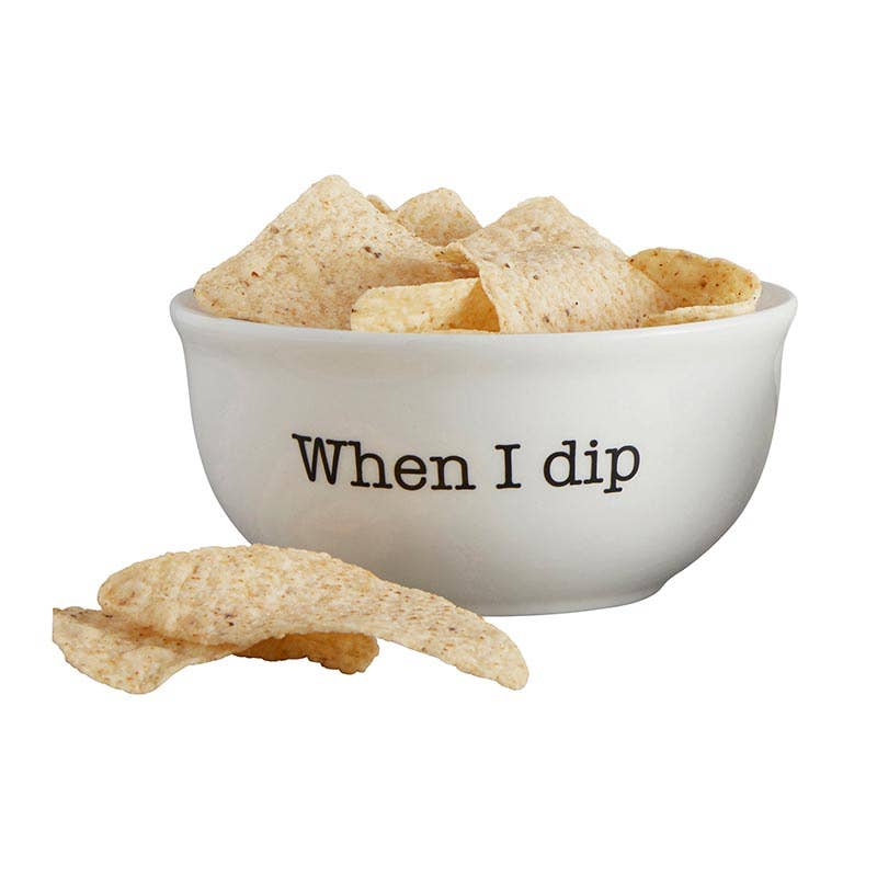 Ceramic Bowl - When I Dip