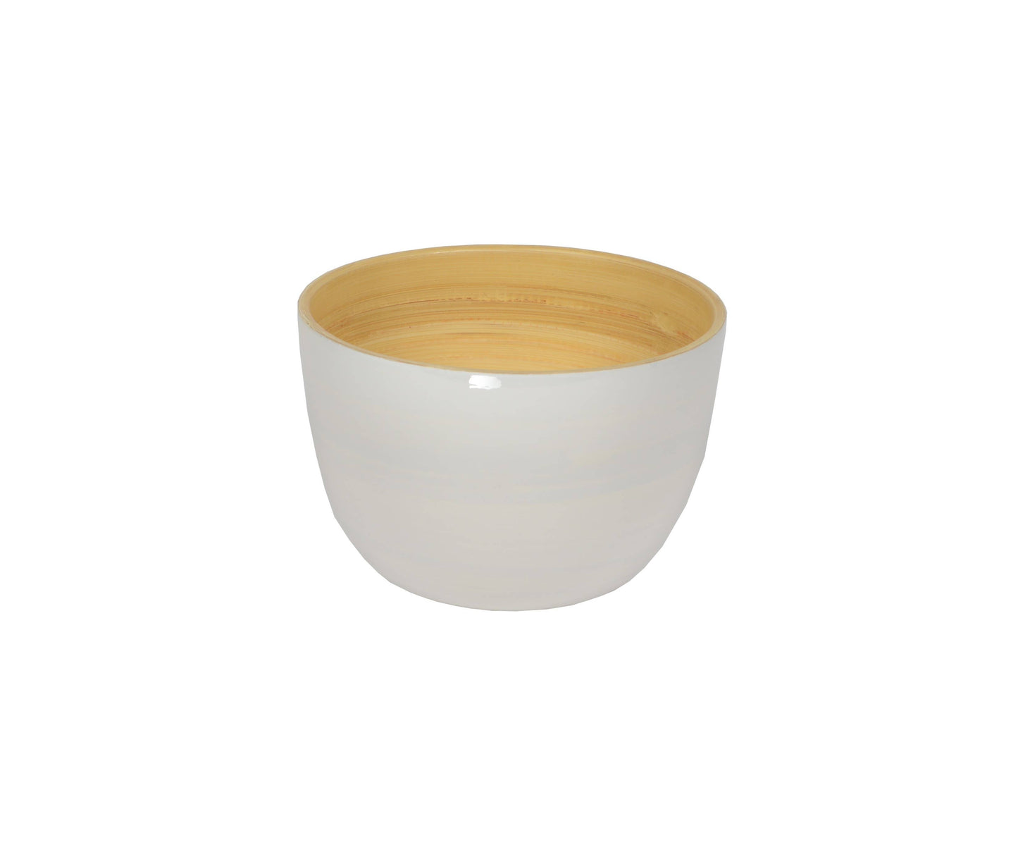 Bamboo Snack Bowl: Ice Blue