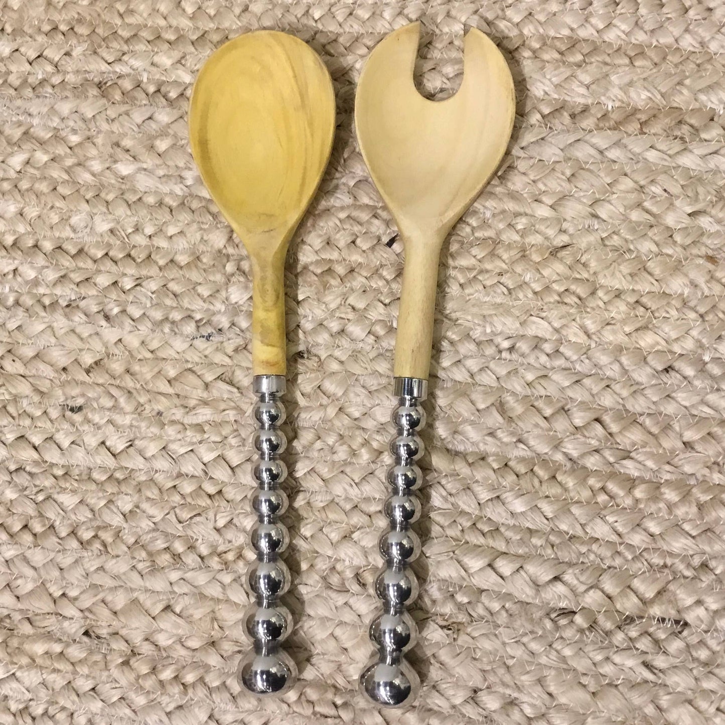 Beaded Wood Servers