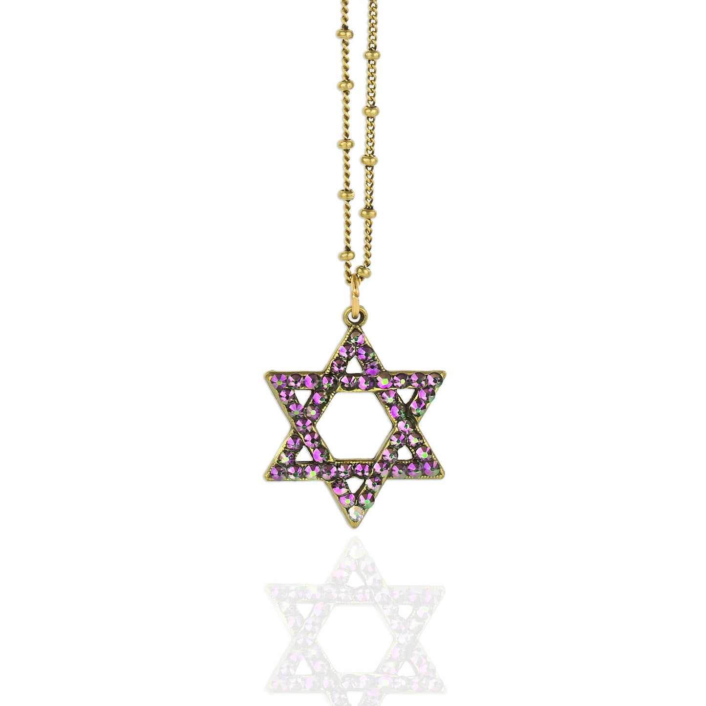 Shira Crystal Star of David Necklace