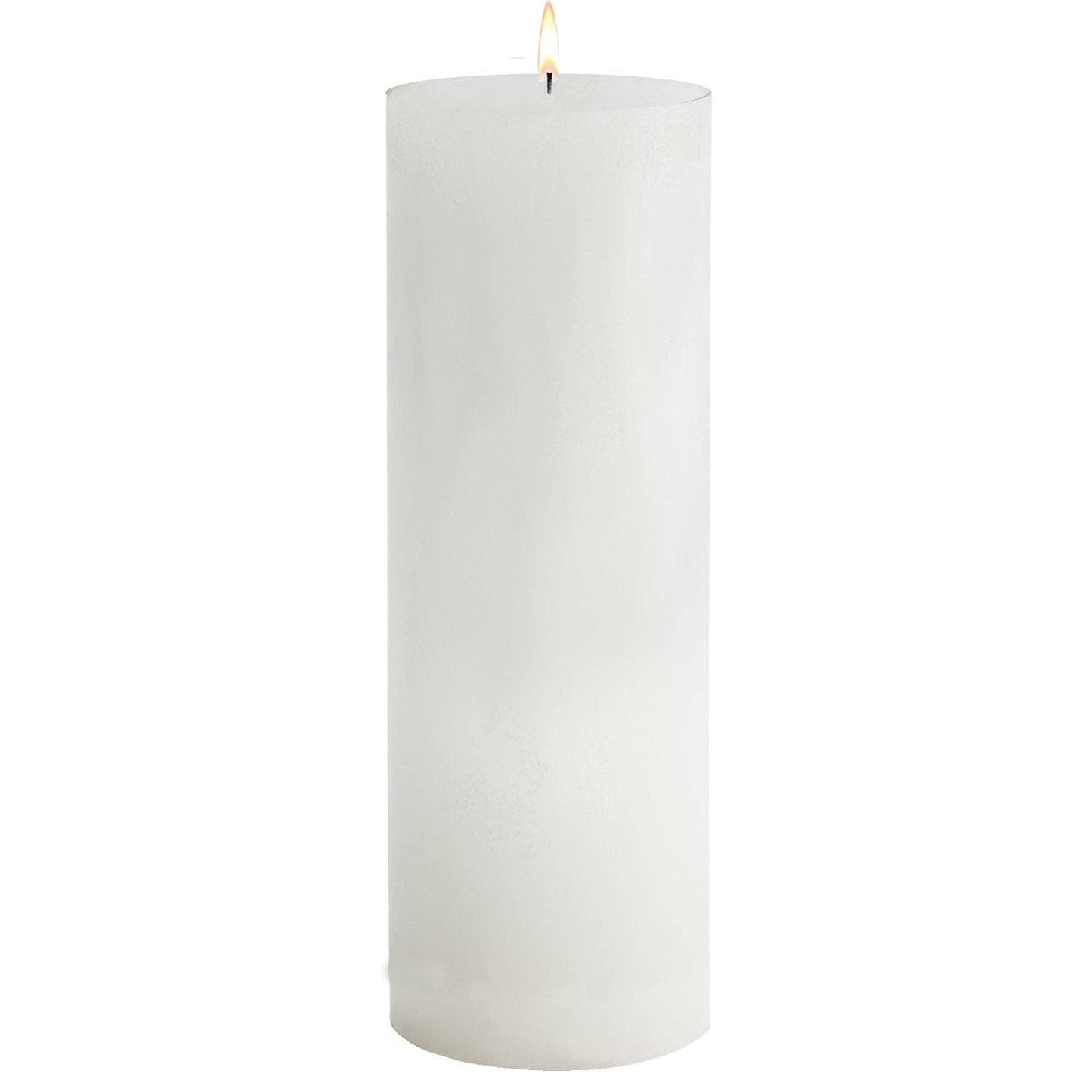 White Pillar Candles: 4x12