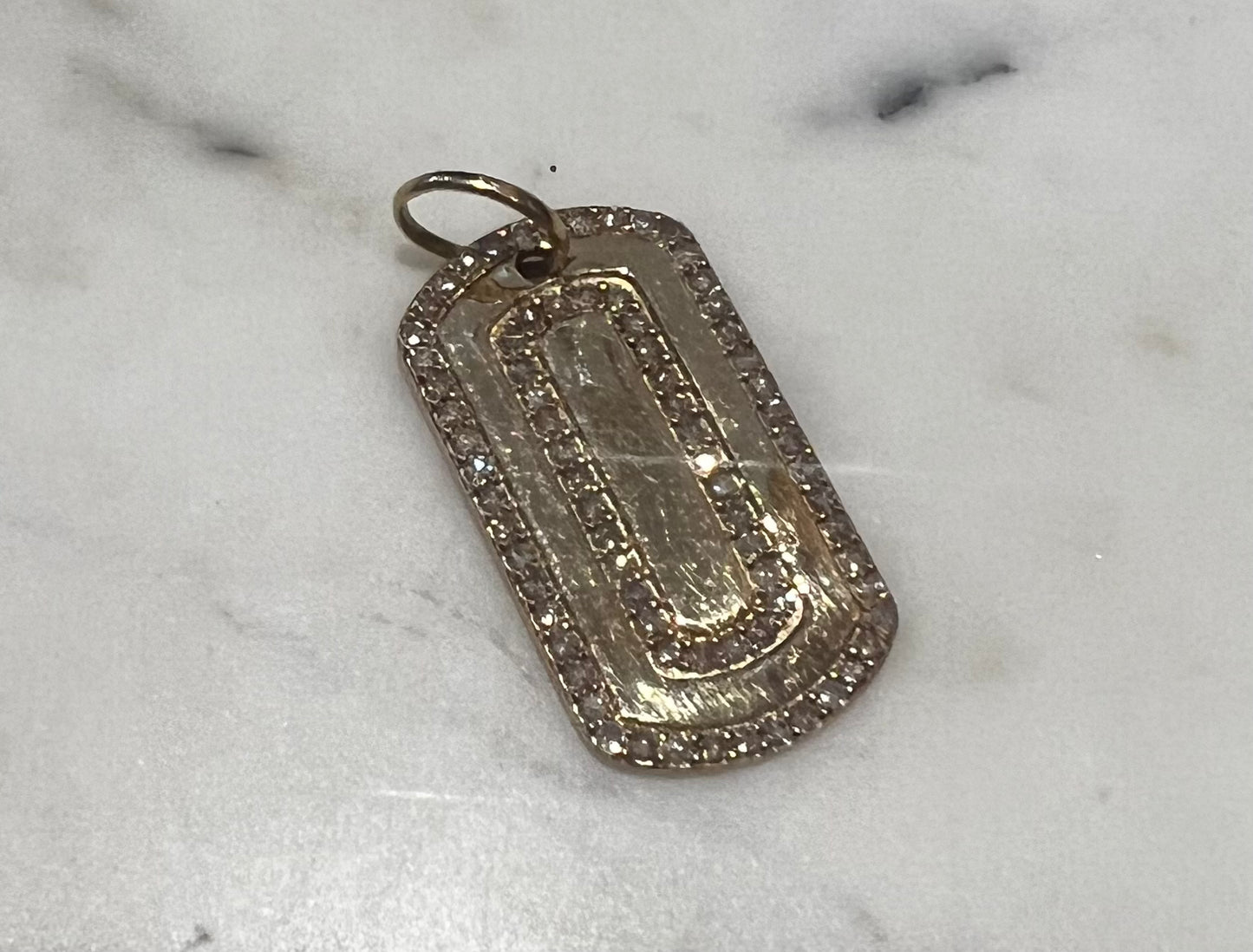 Diamond dog Tag