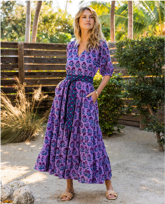 Countryside Drives - To and From Eyelet Dress Lavender Fields