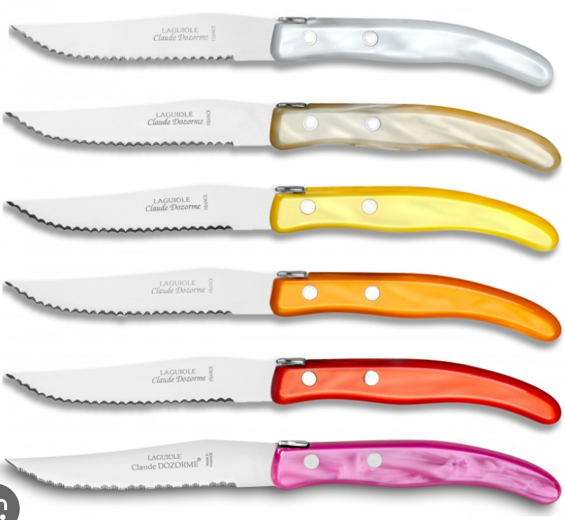 Berlingot box of 6 Steak Knives