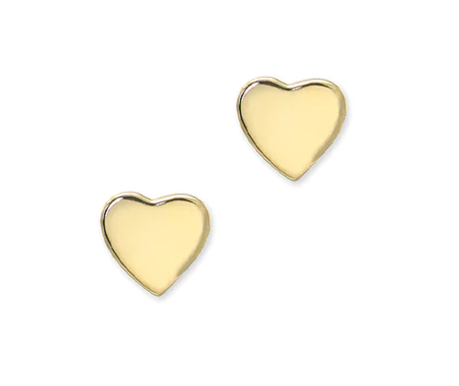 Love Letter Heart Studs-Single