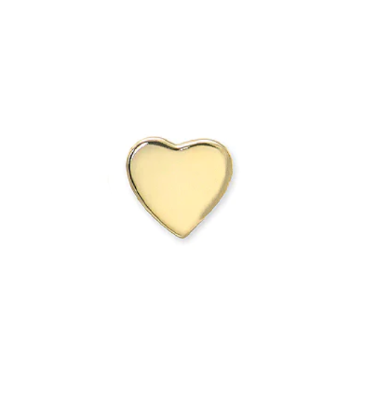 Love Letter Heart Studs-Single