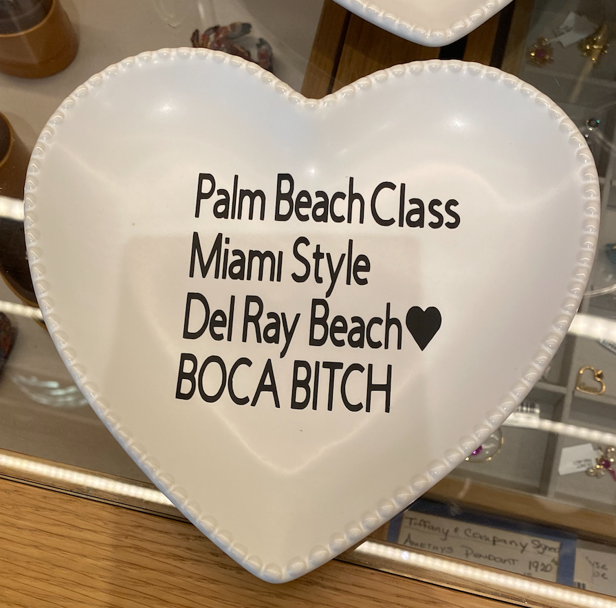 Boca Bitch Heart Dish