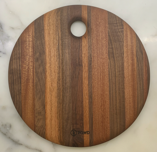 Wood Serving Board Circle