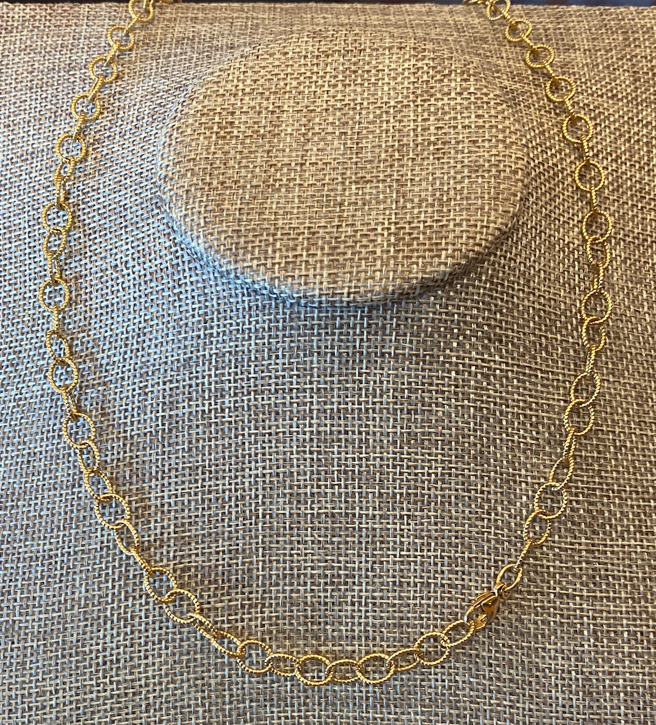 Cable Link Gold Chain 29.5"