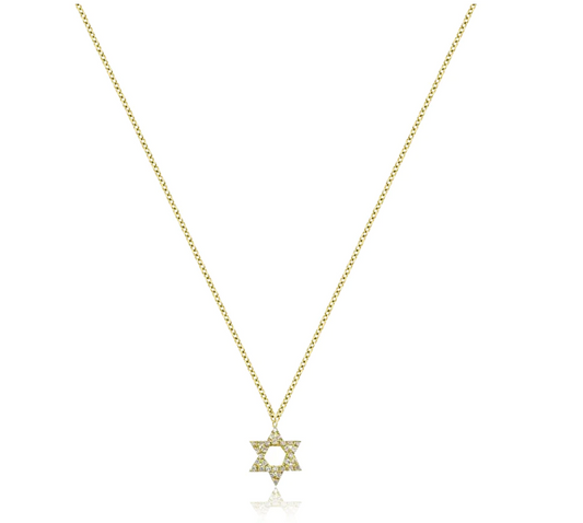 Diamond Jewish Star