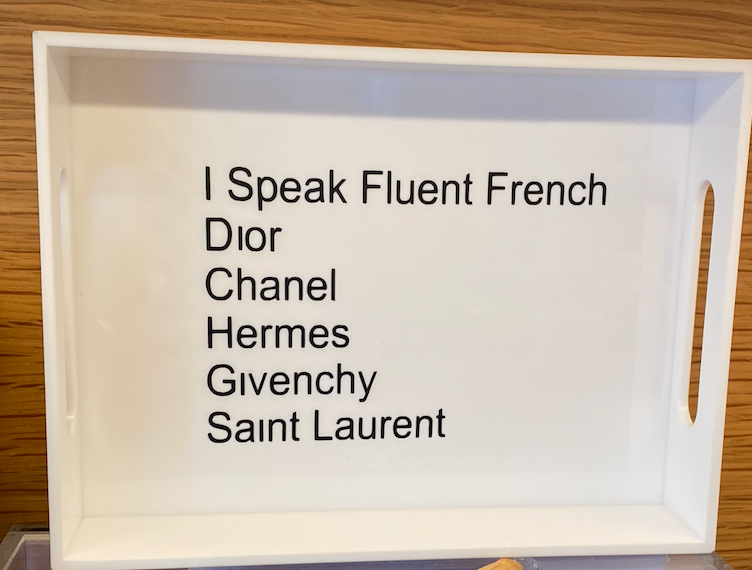 Fluent French Tray