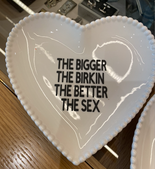 Bigger Birkin Heart Dish