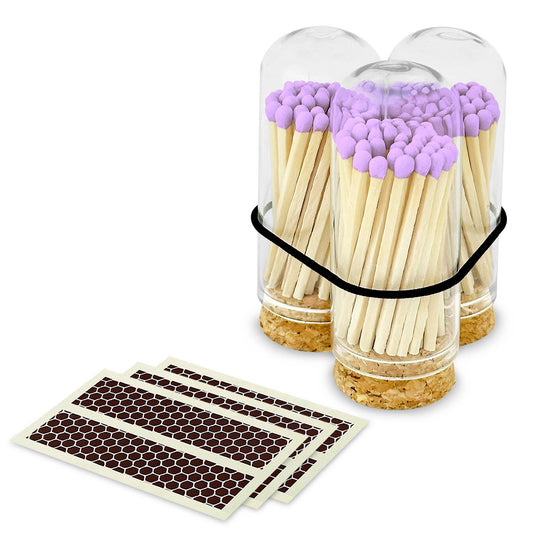 2" Matches + Mini Cloche - Lilac