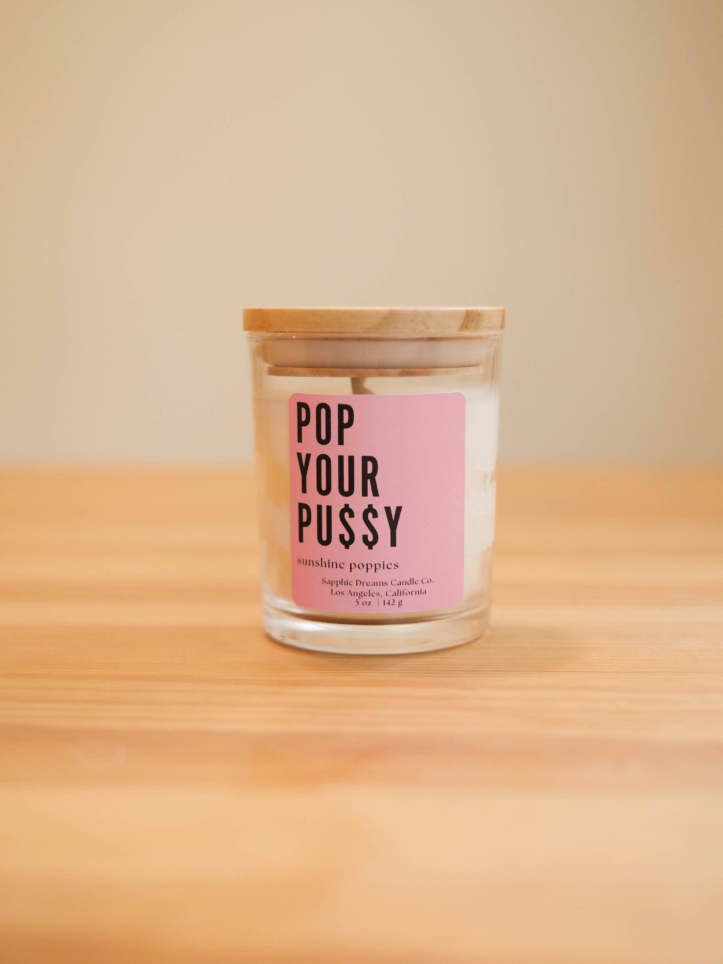 Pop Your Pu$$y Candle: 10 oz