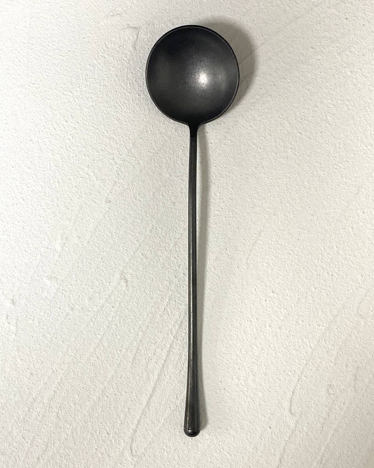 Black Modern Matte Spoons: Long Spoon