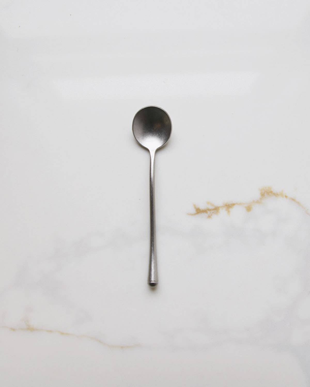 Black Modern Matte Spoons: Long Spoon