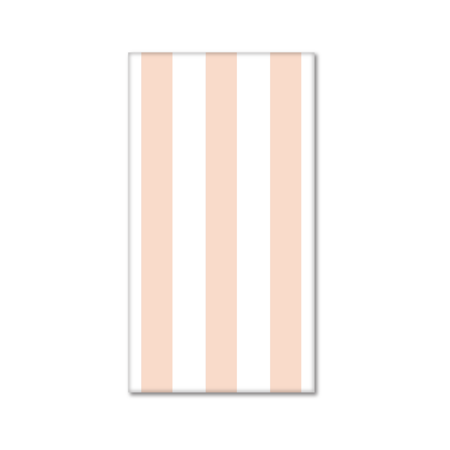 Sweet Peach Cabana Stripe Guest Towels