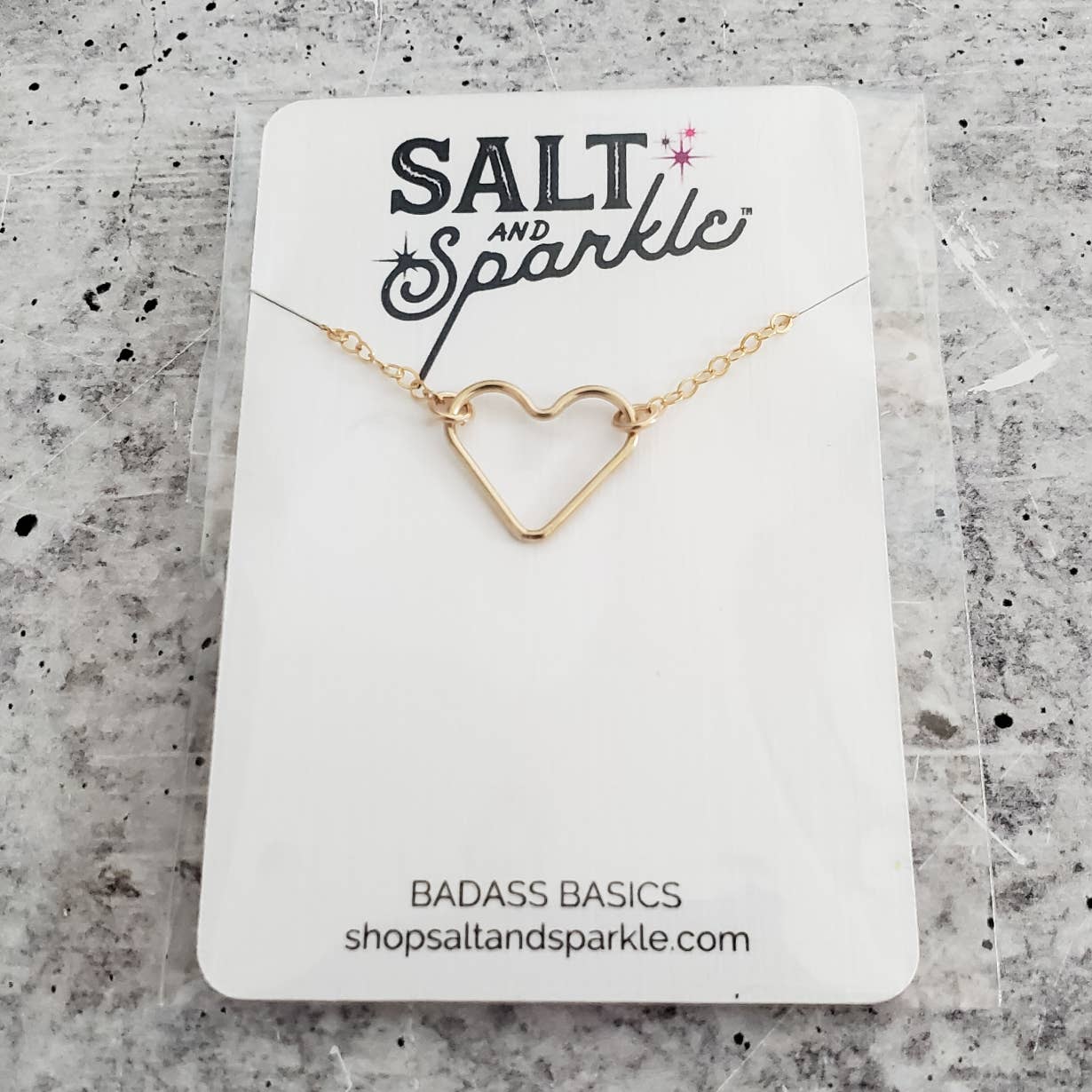 Bitch, I'm from The Hamptons Razor Blade Necklace: Gold / 22"