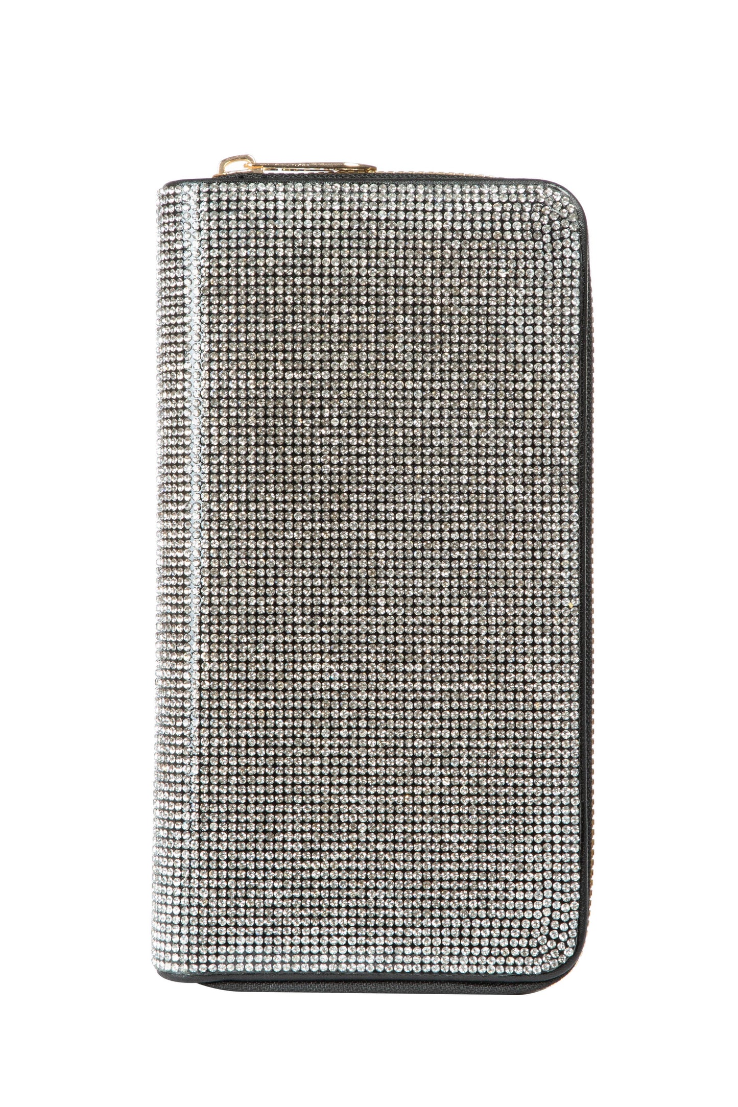 Rectangle Rhinestone Wallet Blue