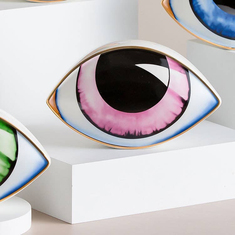 Lucky Eye Ceramic Statue