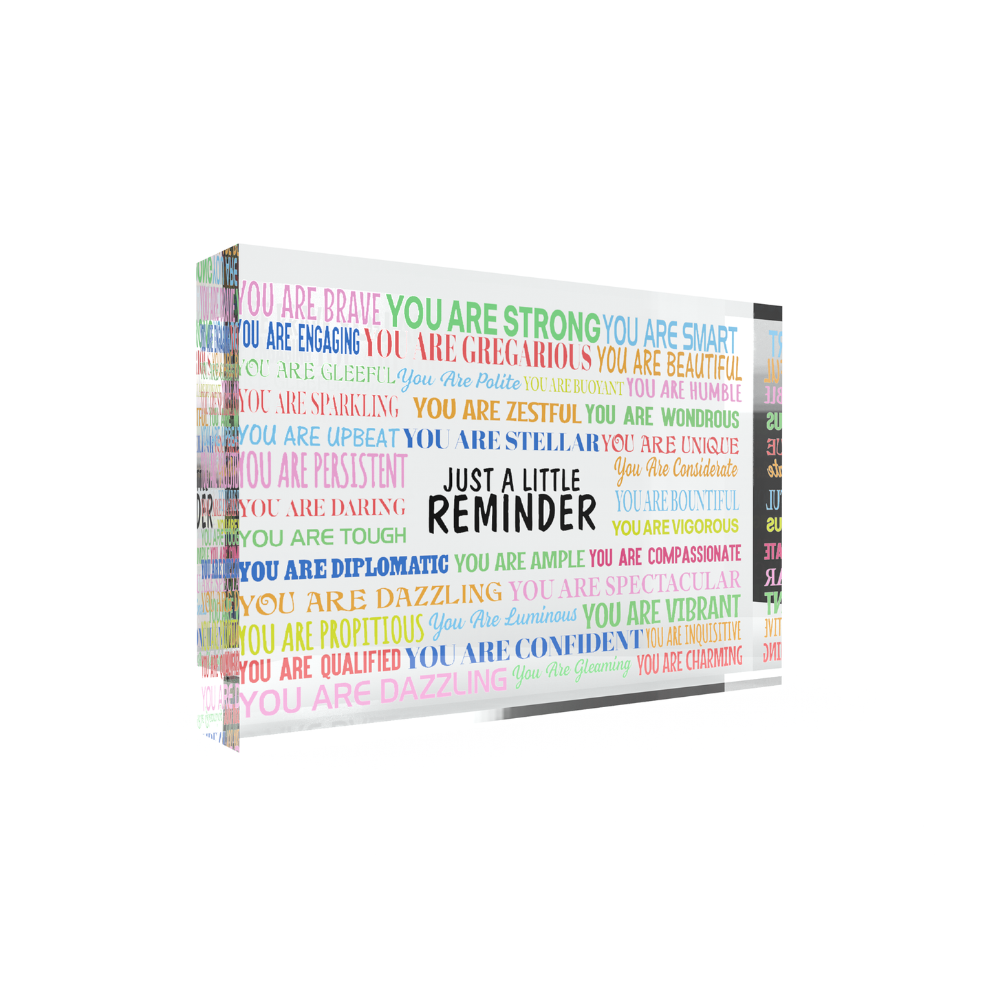 Inspirational Plaque of Little Reminders, Free-standing