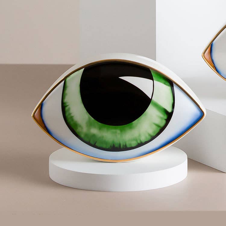 Lucky Eye Ceramic Statue