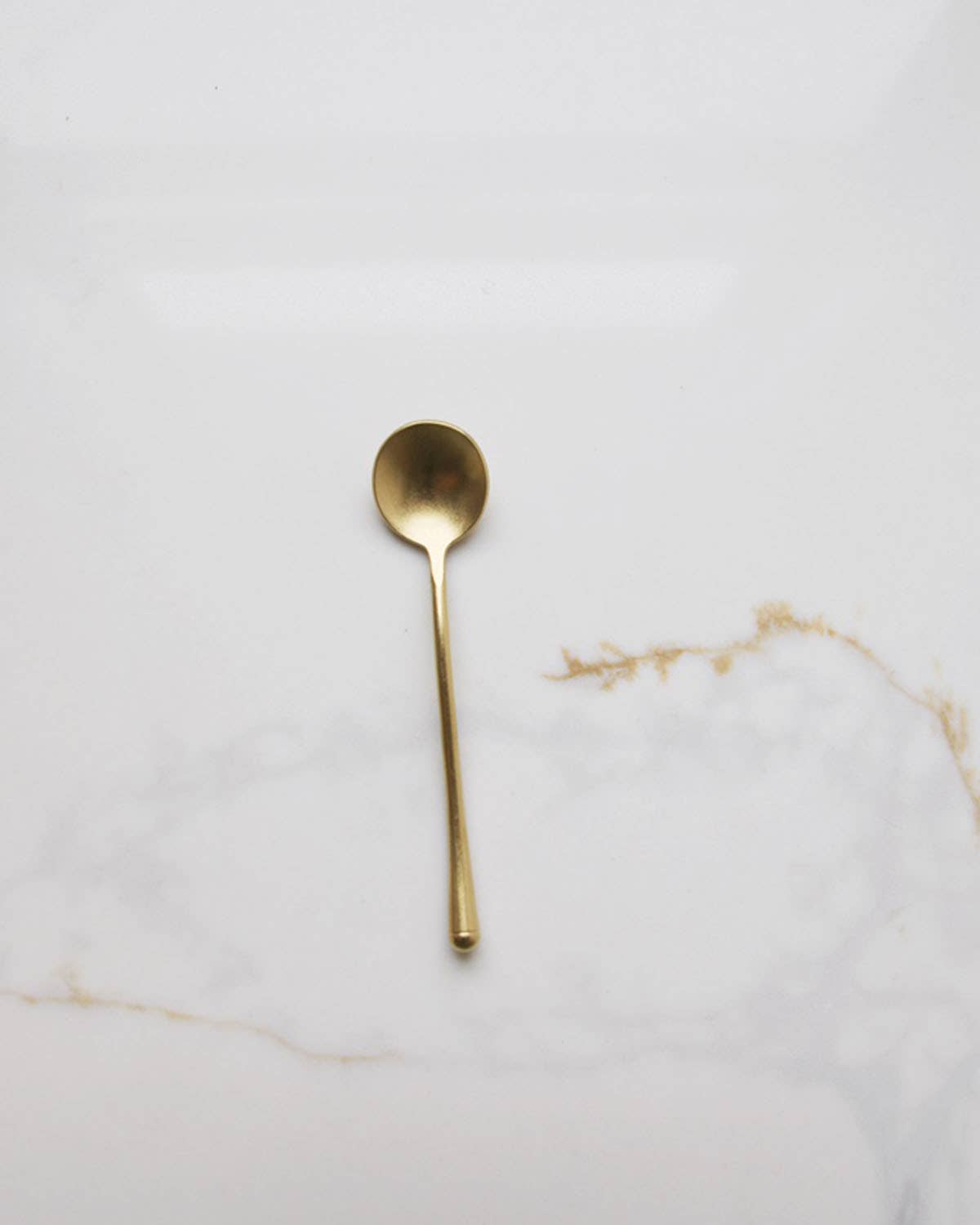 Black Modern Matte Spoons: Long Spoon