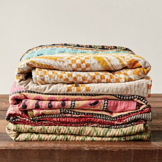 Vintage Kantha Quilt