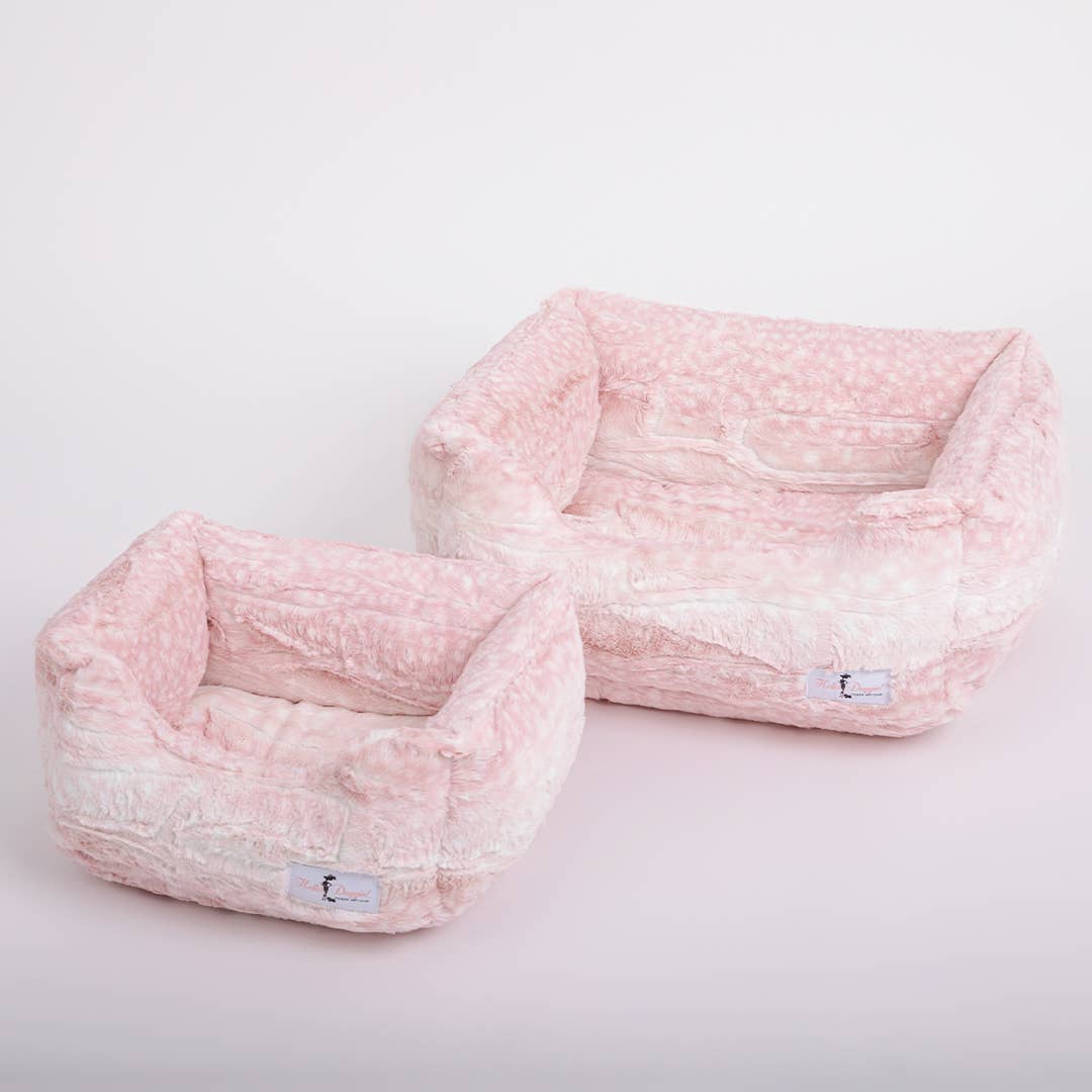 Cashmere Dog Bed: LG / Angora