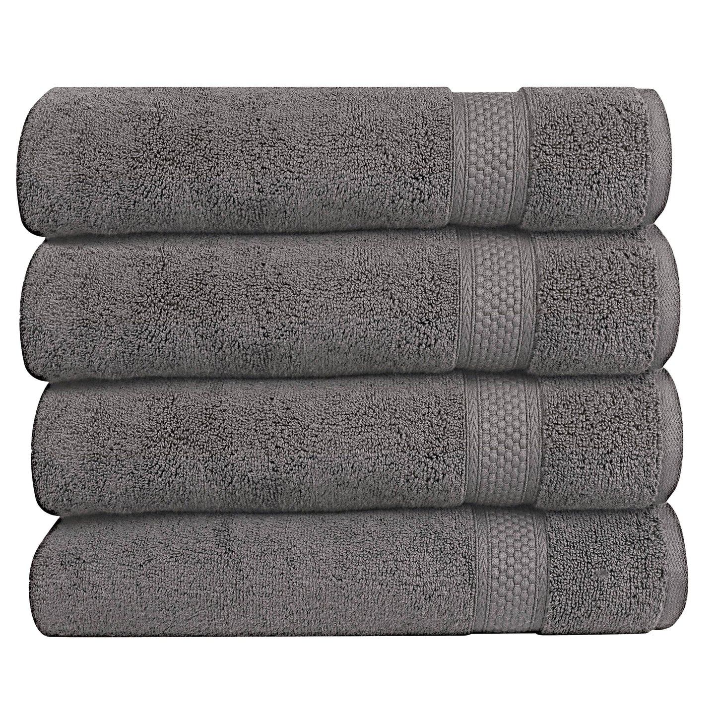 Charcoal 100% Cotton Quick Dry Bath Sheet (30"x54")