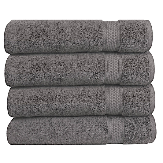 Charcoal 100% Cotton Quick Dry Bath Sheet (30"x54")