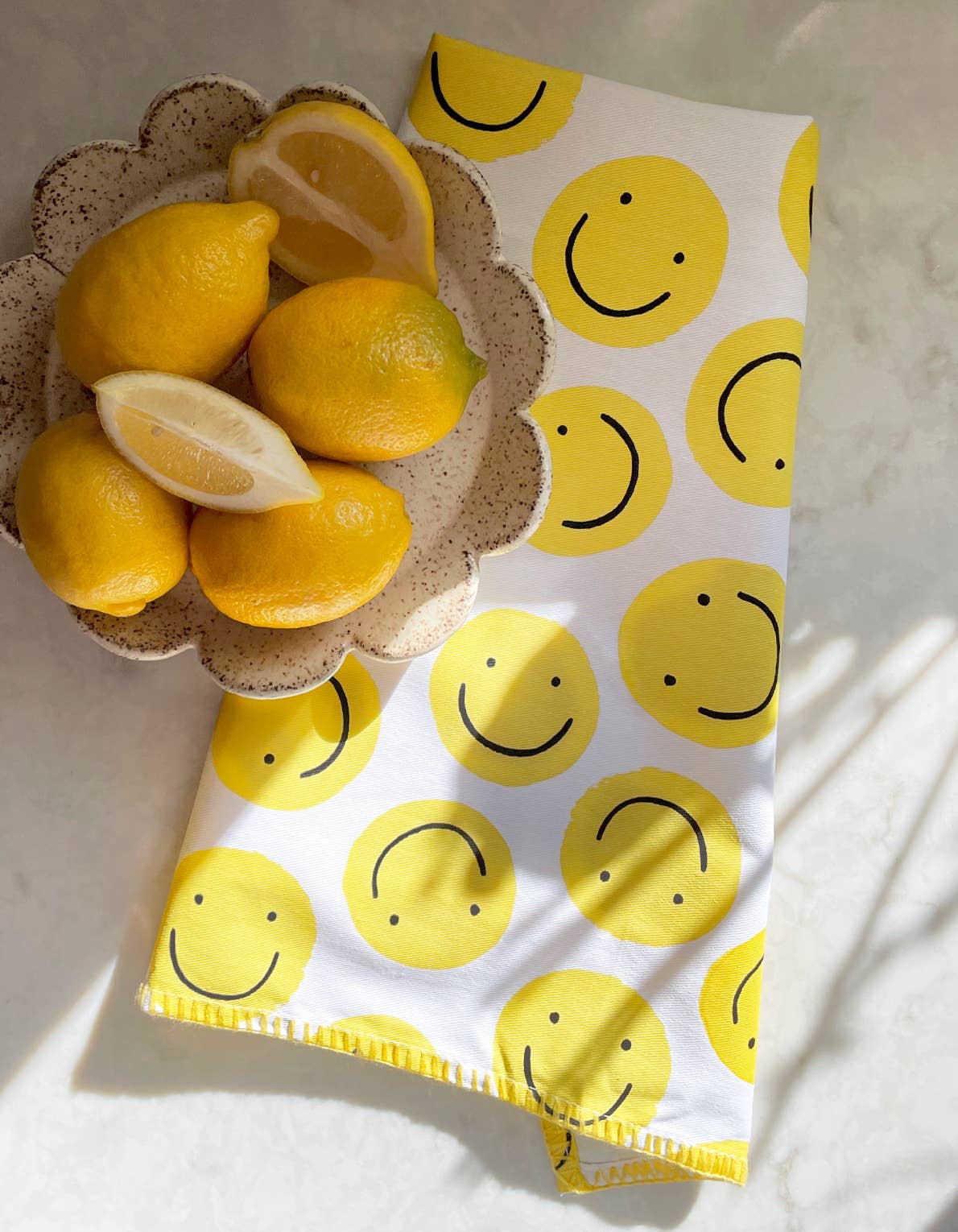 Smiley Tea Towel