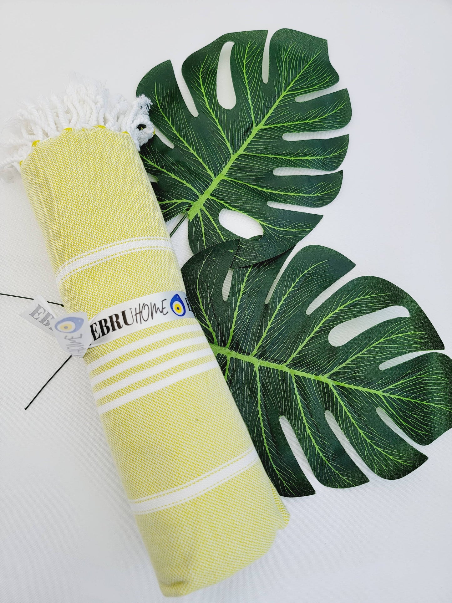 Beach Towel Sand Proof Thin Turkish Towel,Throw 70x40: NEON GREEN