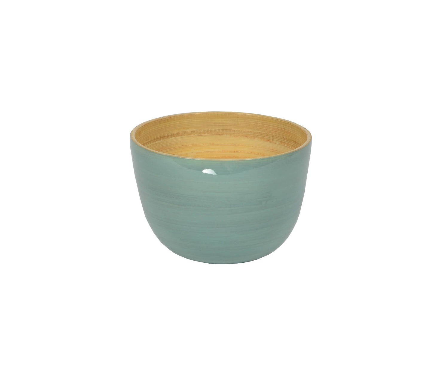 Bamboo Snack Bowl: Ice Blue