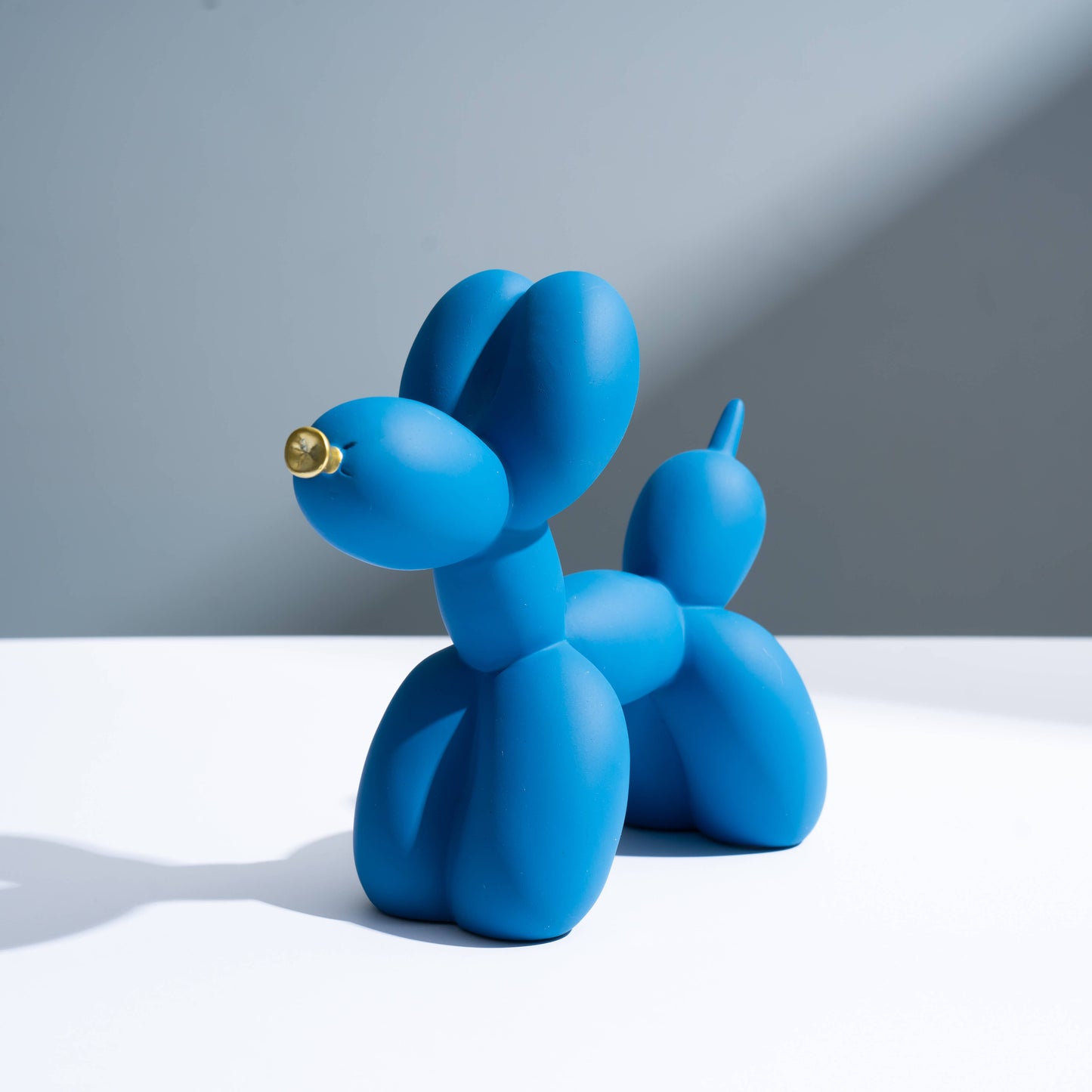 Resin Balloon Dog Ornaments Statue Figurines: Blue