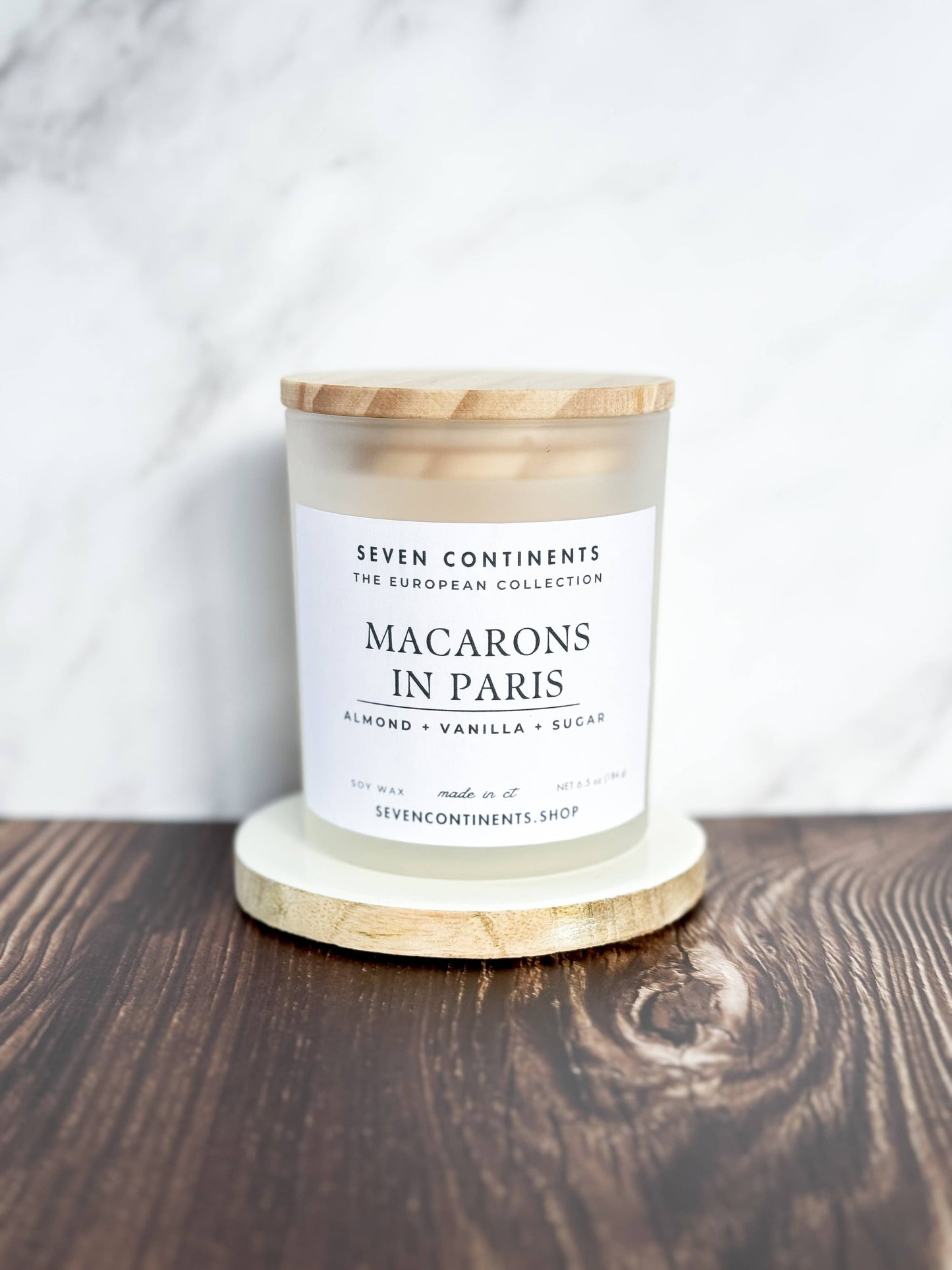 Macarons in Paris Candle, Almond Macaron