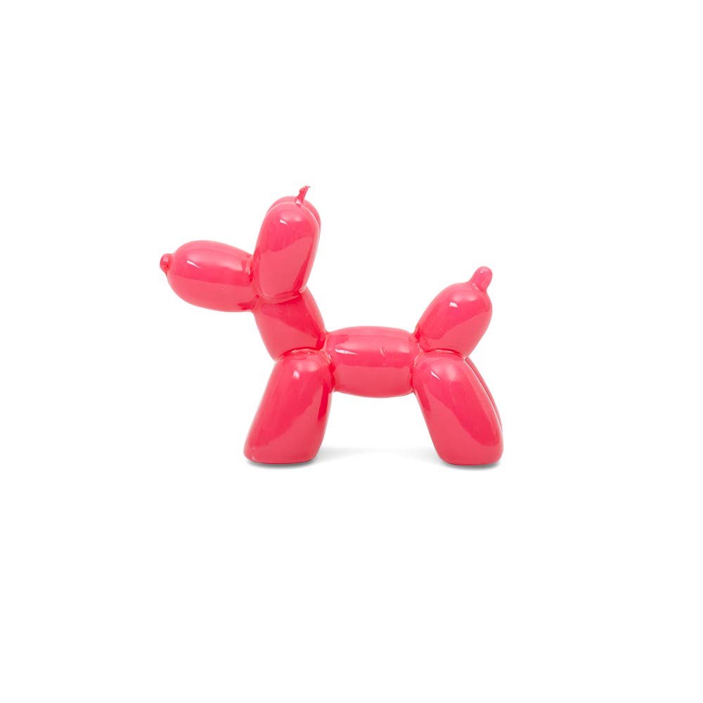 MAGENTA BALLOON DOG CANDLE HF