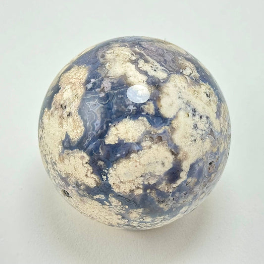 Blue Sakura Agate Sphere