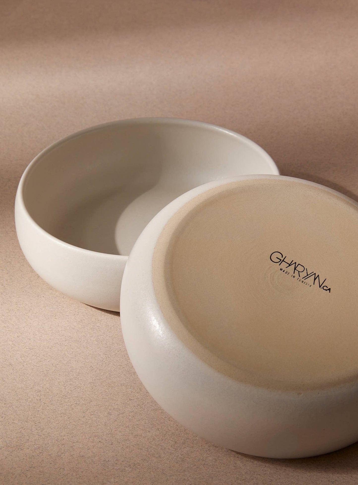 Stoneware Tapas Bowl | Ewa 5.9": Matte White