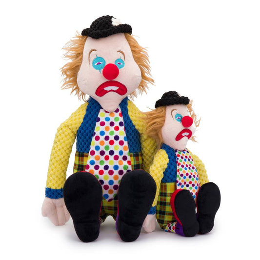 Sad Clown Floppy Dog Toy: Small