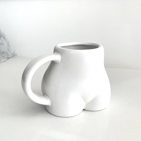 Butt Mug - White