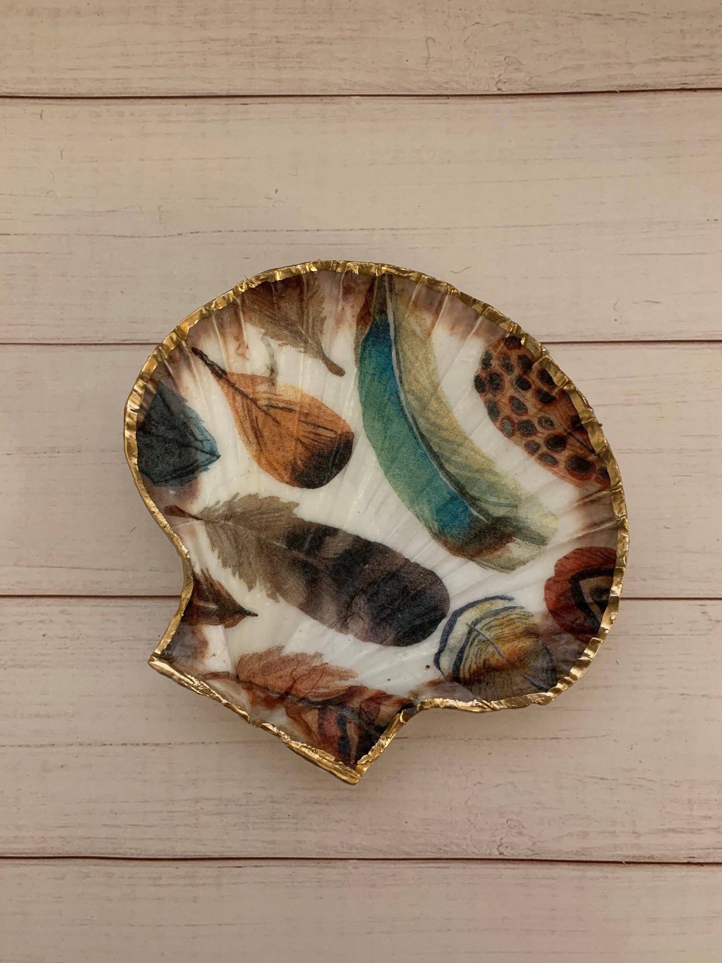 " Feathers Galore " Serenity Shells