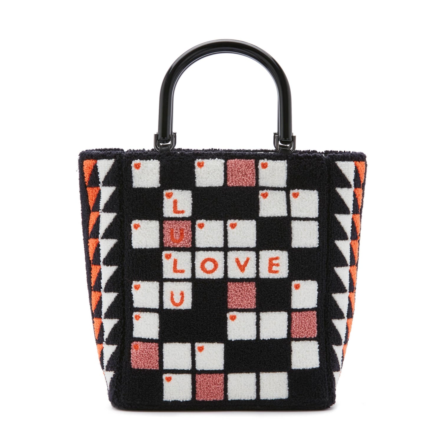 MULTI PINK CROSSWORD BIBI TOTE