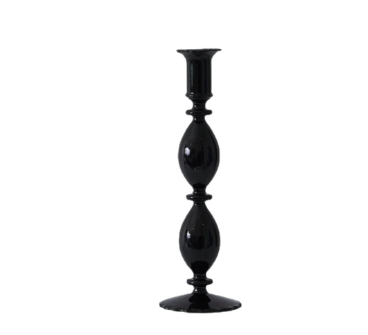 Modern Glass Candlestick Holder