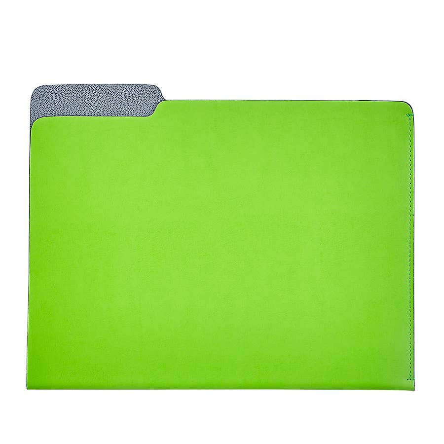 Carlo File Folder - Lime